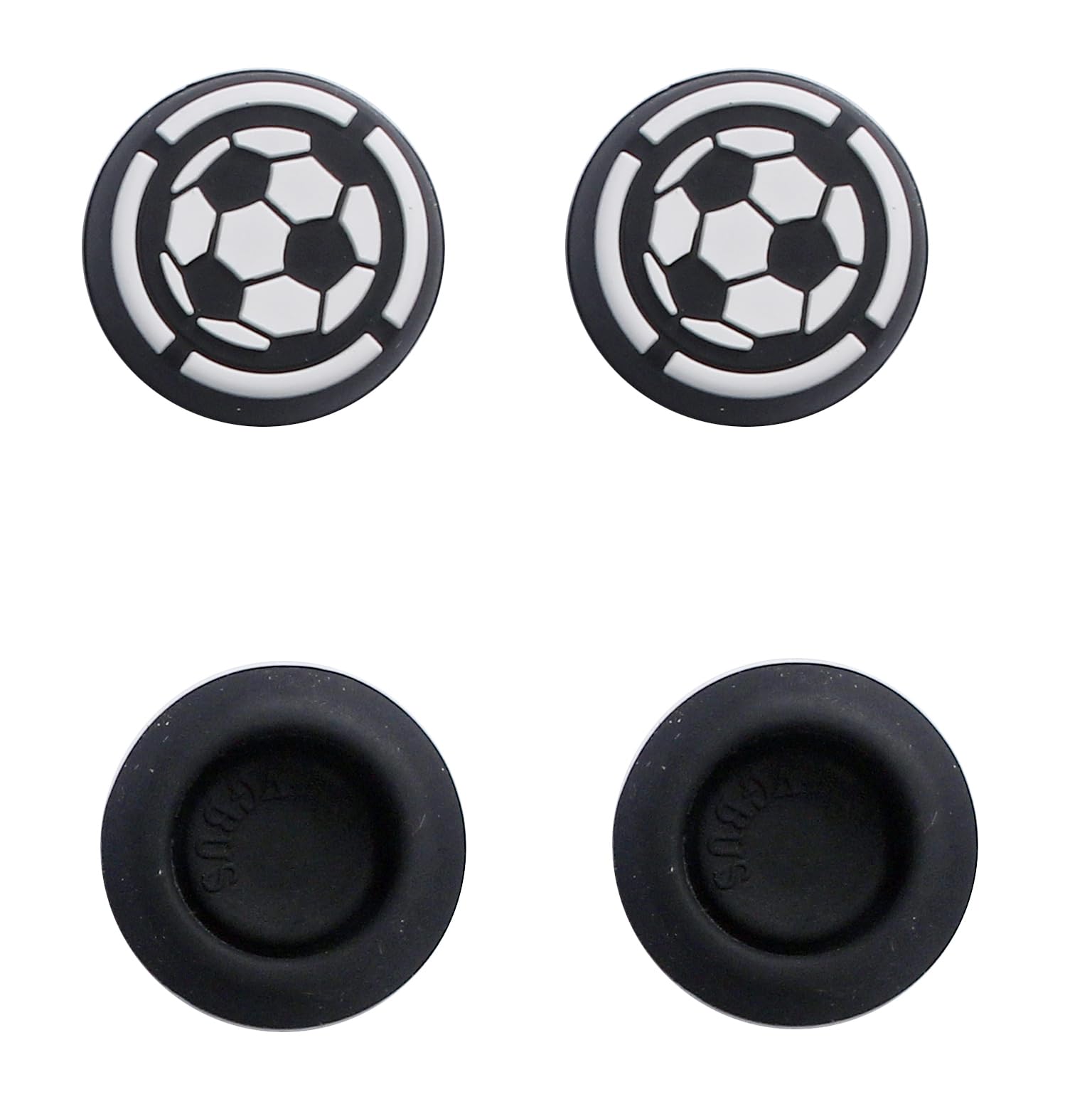 new world fcb football theme designer series thumb grip for ps5, ps4, xbox one, xbox series, xbox 360 & ps3 (4 pc)