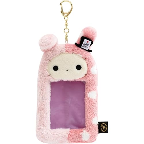 San-X Sentimental Circus AB30701 "Child of Spica and Perspective Constellation" Fluffy Photo Key Chain, Size: Approx. 5.3 x 3.3 x 0.6 inches (135 x 85 x 15 mm) - Key Chain