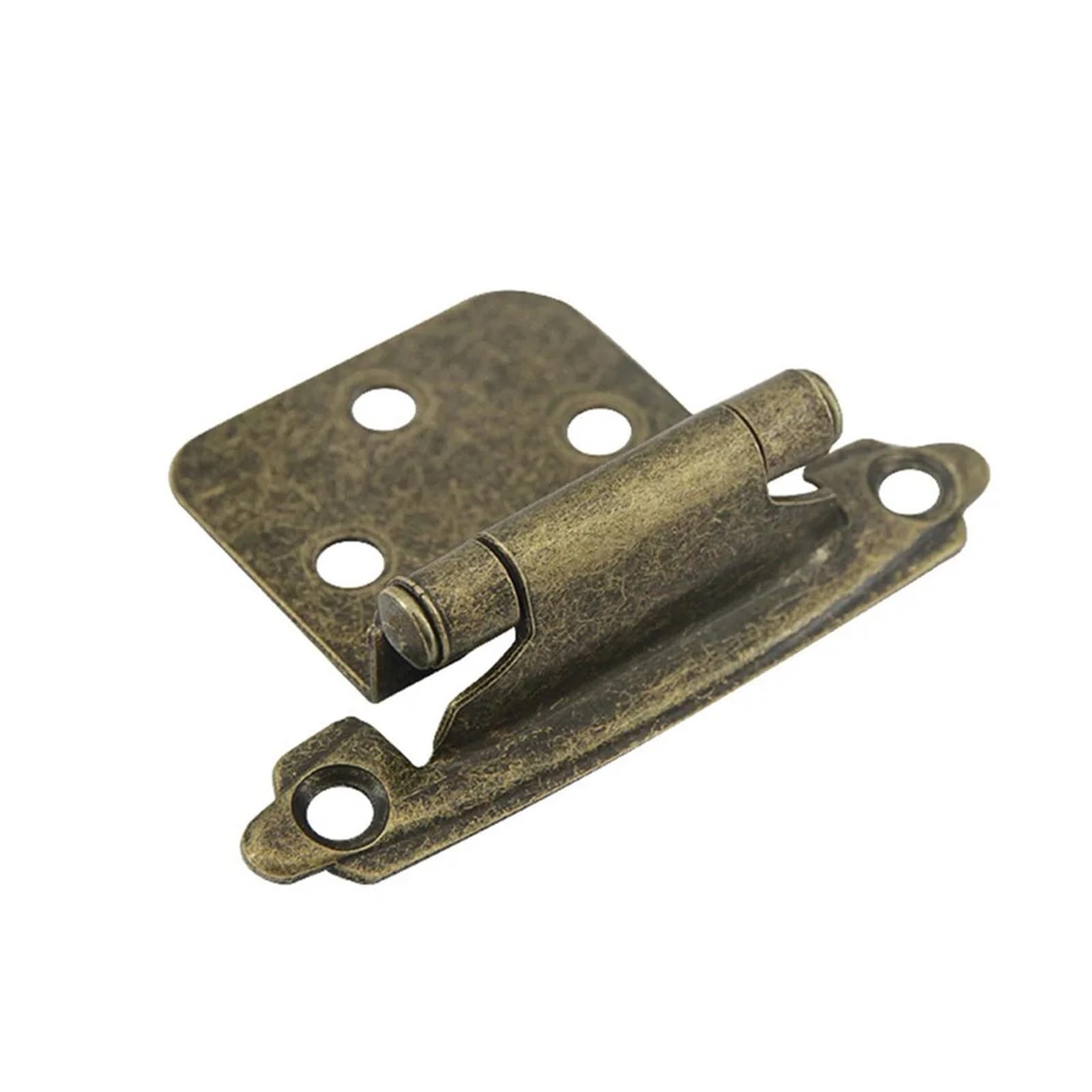 10 Stück Küchentürscharniere, Schrank- und Schubladenbeschläge, robuste Auflage, kaltgewalzter Stahl, Schrankmöbel(Green bronze)