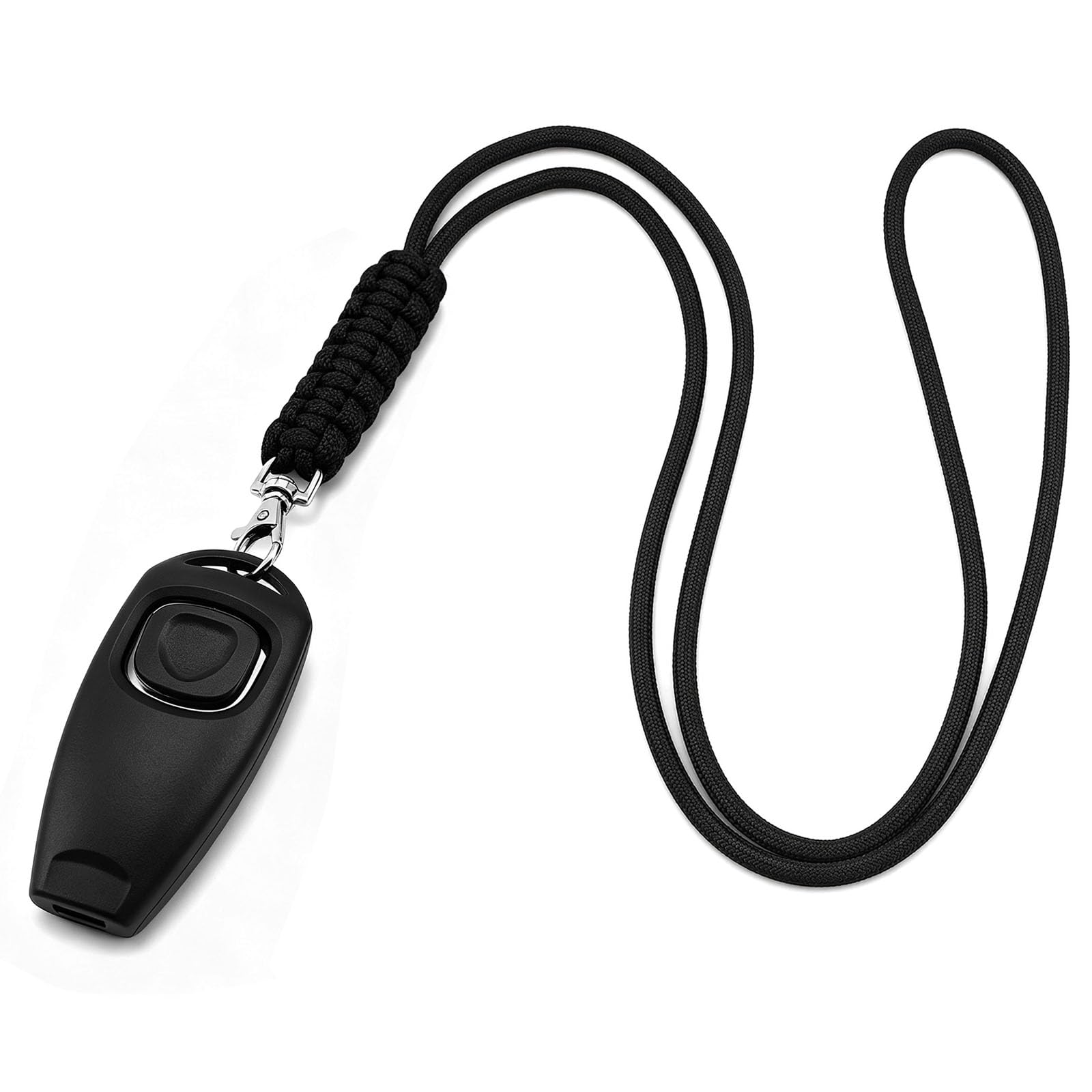 Dooaqiin 2-in-1 Dog Clicker and Whistle for Training, Professional Puppy Training Clickers with Lanyard, Durable Obedience Trainer Tool for Dogs and Pets, Effective Recall Whistle