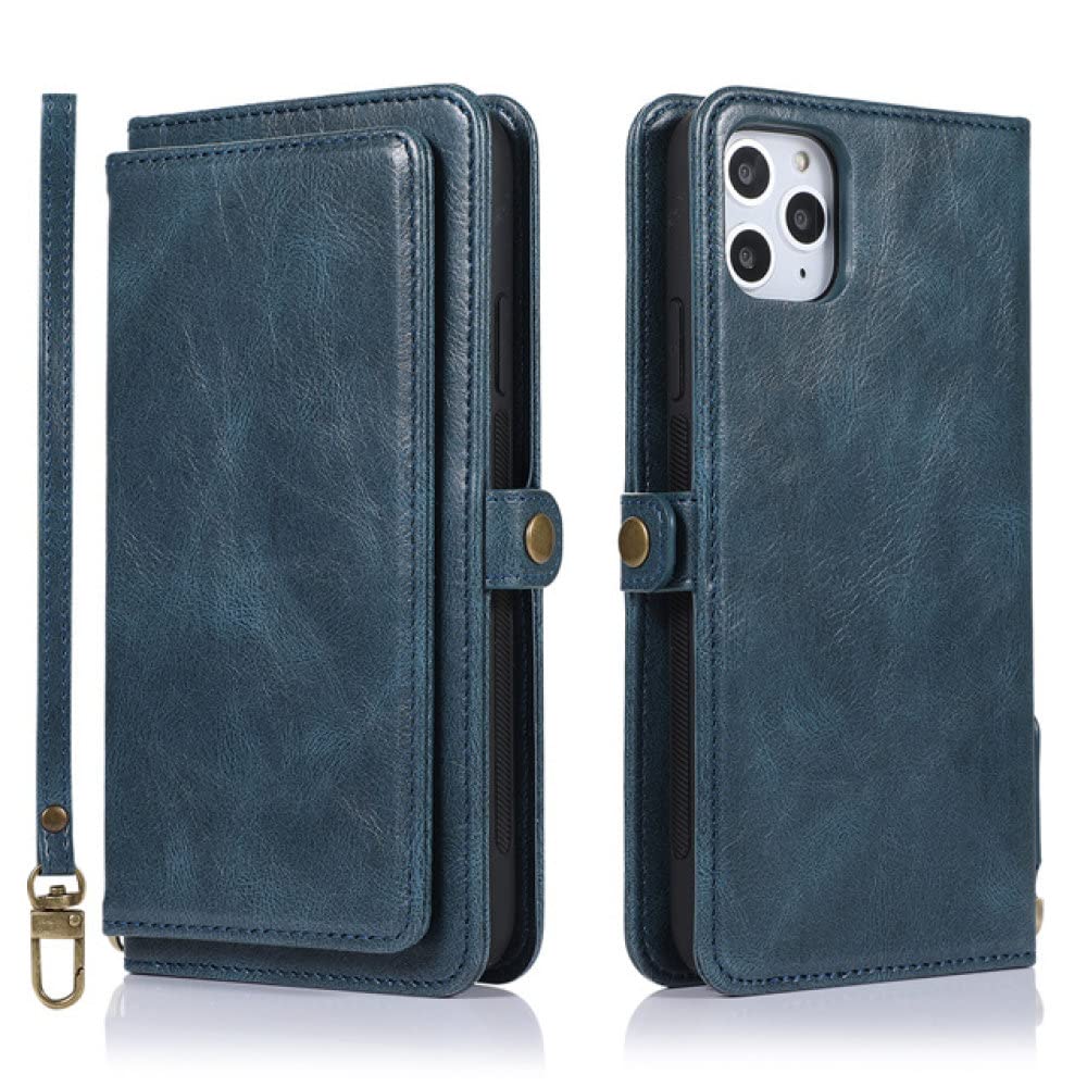 Étui iPhone 6 Plus bleu anti rayure clapet aimanté protège écran complet - 6