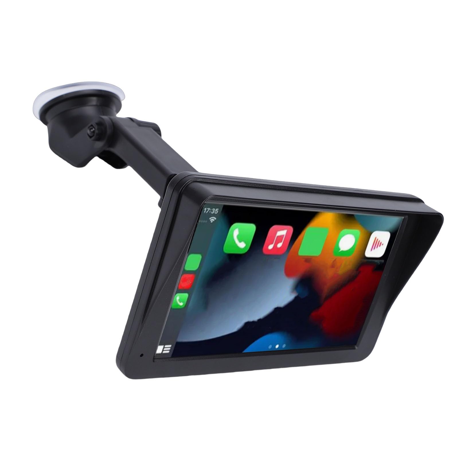 Bezprzewodowy Ekran Carplay do Samochodu, 7-calowy Ekran Dotykowy HD Przenośne Samochodowe Stereo Android Auto z łączem Lustrzanym Bluetooth AUX Radio FM Sterowanie Głosowe