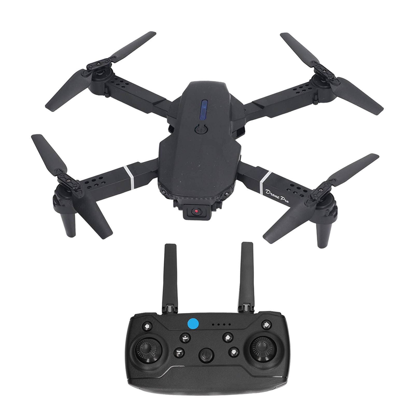 Mini Drone Avec Caméra 1080P HD Pour Adultes Et Enfants, Lampe LED Bleue, Quadricoptère RC Pliable FPV WiFi, Maintien D'Altitude, Mode Sans Tête Et Contrôle Gestuel