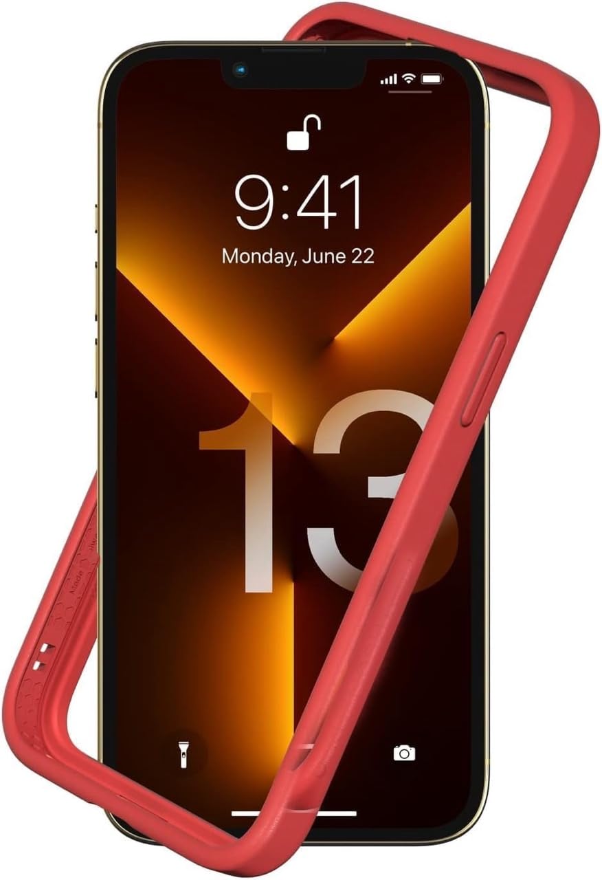 Miracase for iPhone 15 Pro Max Case 6.7'' Full-Body Drop Proof Bumper Phone Case, Red