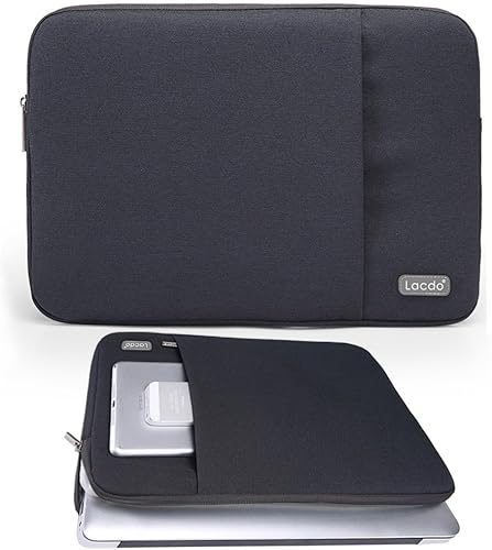 Miniatura 2 de Funda Lacdo de 11 a 15in con tela impermeable para Macbook Air Pro Gris