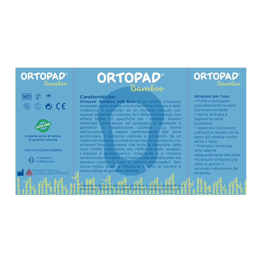 Ortopad Cer Soft Boys M 20Pz