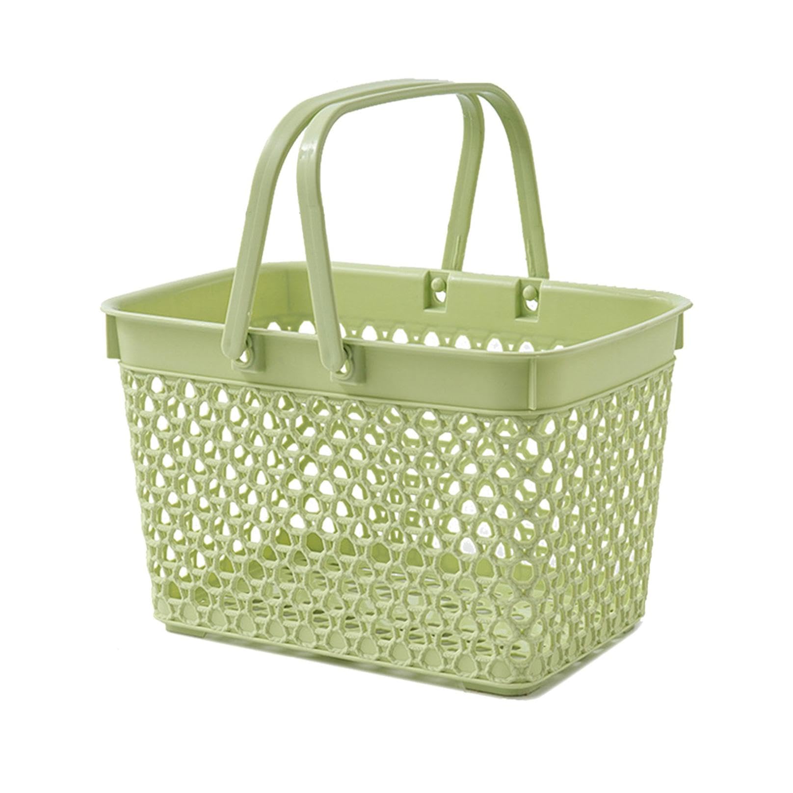 GpahrrDnij Plastic Organizer Storage Baskets with Handles Shower Caddy Bins for Bathroom and kitchen Portable Basket Tote Handles