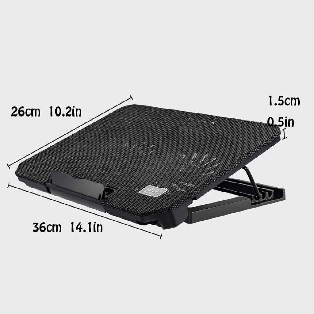 Laptop Cooler Plaque Refroidissement pc Portable Refroidisseur d'ordinateur Portable réglable pour Ordinateur Portable de Jeu