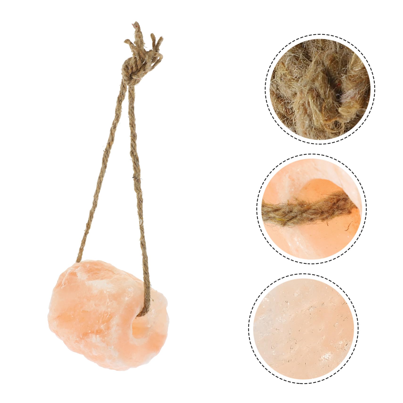 Brique de Sel Naturel à Lécher en Fourniture Agricole Pratique pour Animaux D'élevage Suspendue Adaptée Bétail Animaux de Compagnie