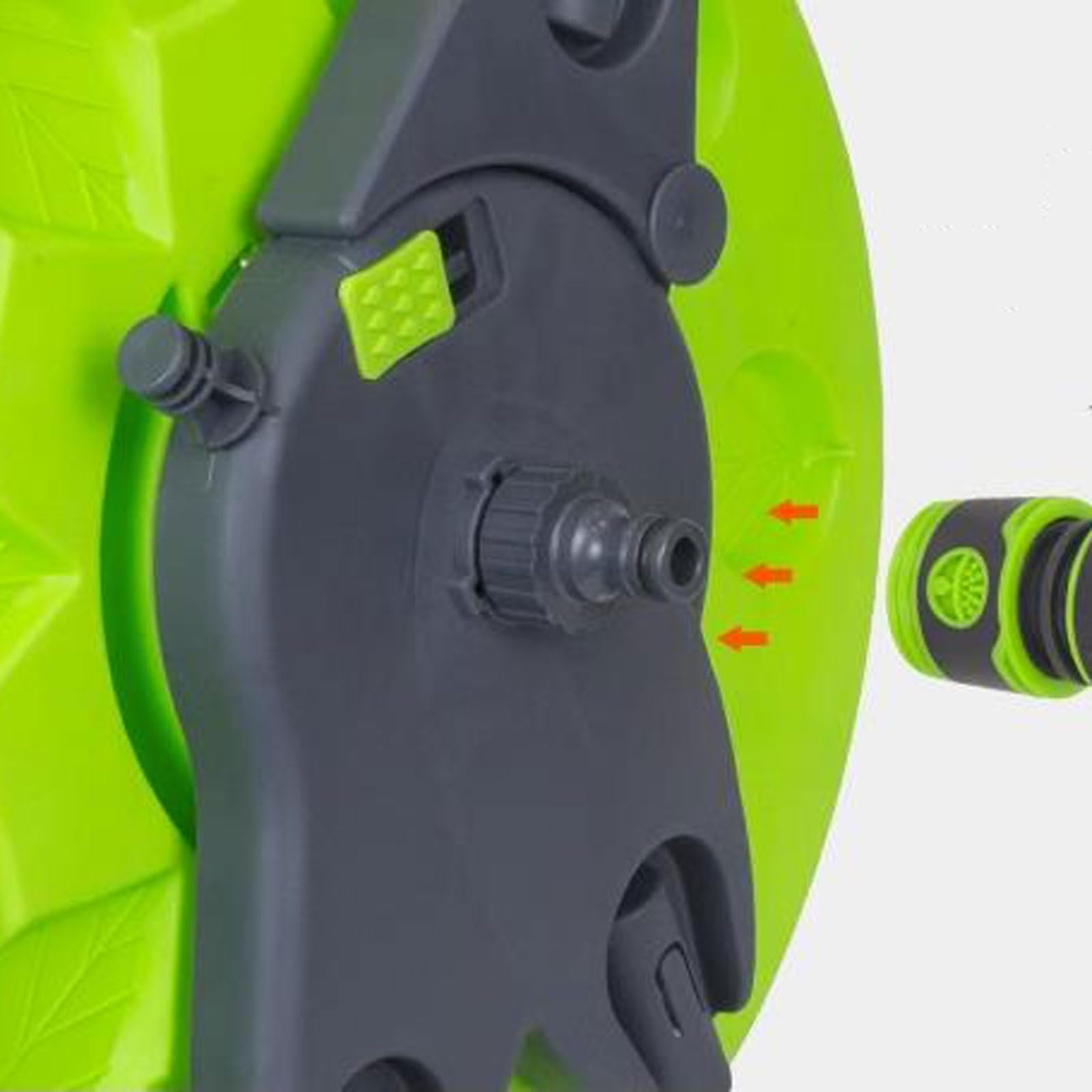 Avvolgitubo da Giardino Avvolgitubo da Giardino Vuoto, avvolgitubo Compatto Pieghevole, Supporto for Tubo da Giardino Portatile Supporto per Tubo d’Irrigazione