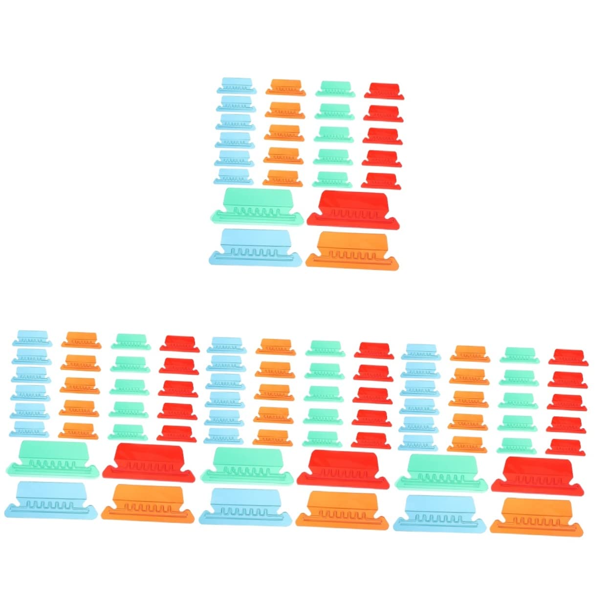 NUOBESTY 160pezzi Linguette Colorate Per Cartelle Appese Con Inserti Per Ufficio e Scuola Etichette Per Classificazione Documenti Facili Da Utilizzare Per Archiviazione e Organizzazione