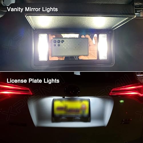 Miniatura 7 de Paquete de 15 piezas de luz interior LED Durango blanca de 6000 K, repuesto para Dodge Durango 2011 2012 2013 2014 2015 2016 2017 2018 2019 2020