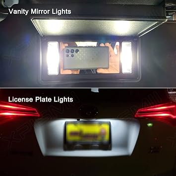 Xpismii 15 Piece White Grand Cherokee Interior LED Light Kit Package Replacement for Jeep Grand Cherokee 2011 2012 2013 2014 2015 2016 2017 2018 2019 2020, with Placement Diagram and Install Tool