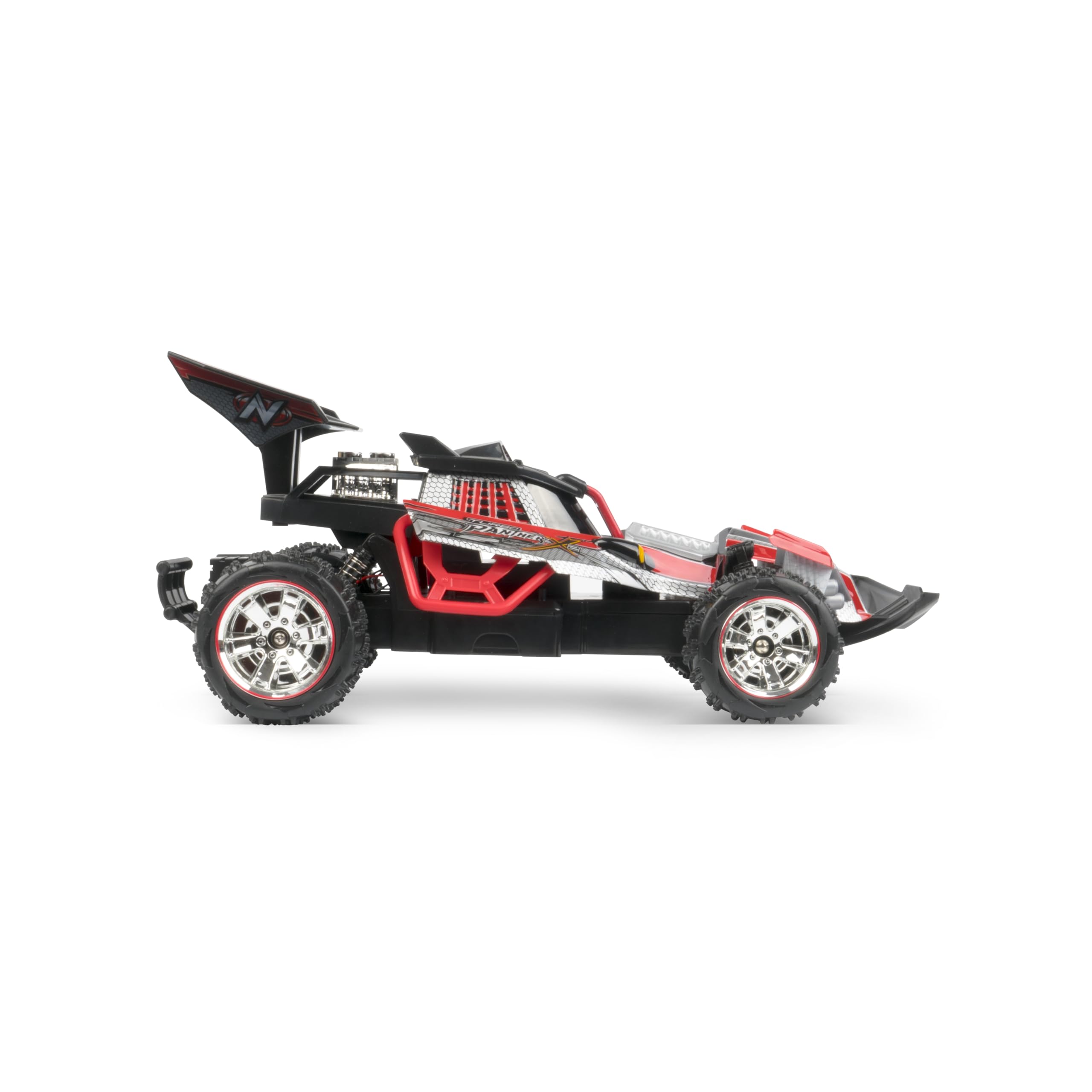 Nikko RC 19011 Turbo Panther X2, zdalnie sterowany samochód RC, pojazd offroad do 20 km/h, 2,4 GHz, z fajnymi detalami i szybkim ładowaniem USB, dla dzieci od 8 lat i dorosłych, ok. 53 cm,