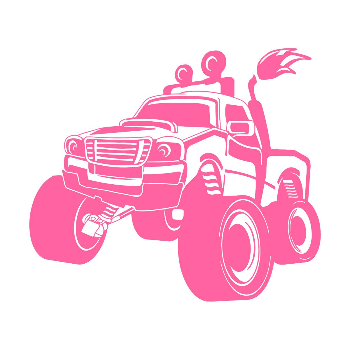 SUV Truck Big Car Rover Garage Decor Vinyl Wall Decal Nursery Wall Stickers Modern Home Decoration Adhesive Wallpaper Large - 57x67cm