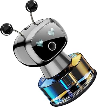 Automatic Robot Car Scents Diffuser With Multiple Fragrances Option & USB Recharge Stylish Car Air Freshener Scent Diffuser
