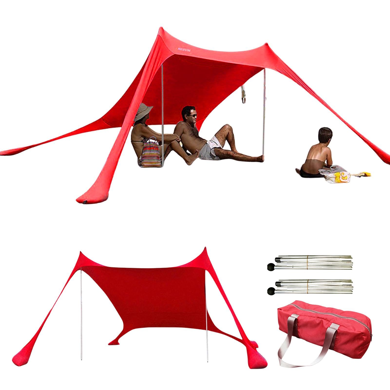 Tenda da spiaggia dal sole, tende da spiaggia, tettoia da spiaggia
