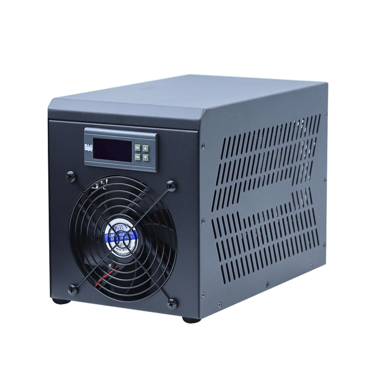 Refrigeratore d'acqua per acquario, 180 W, 60 l, con regolatore di temperatura regolabile da 10 a 40 °C, per acquari fai da te e principianti