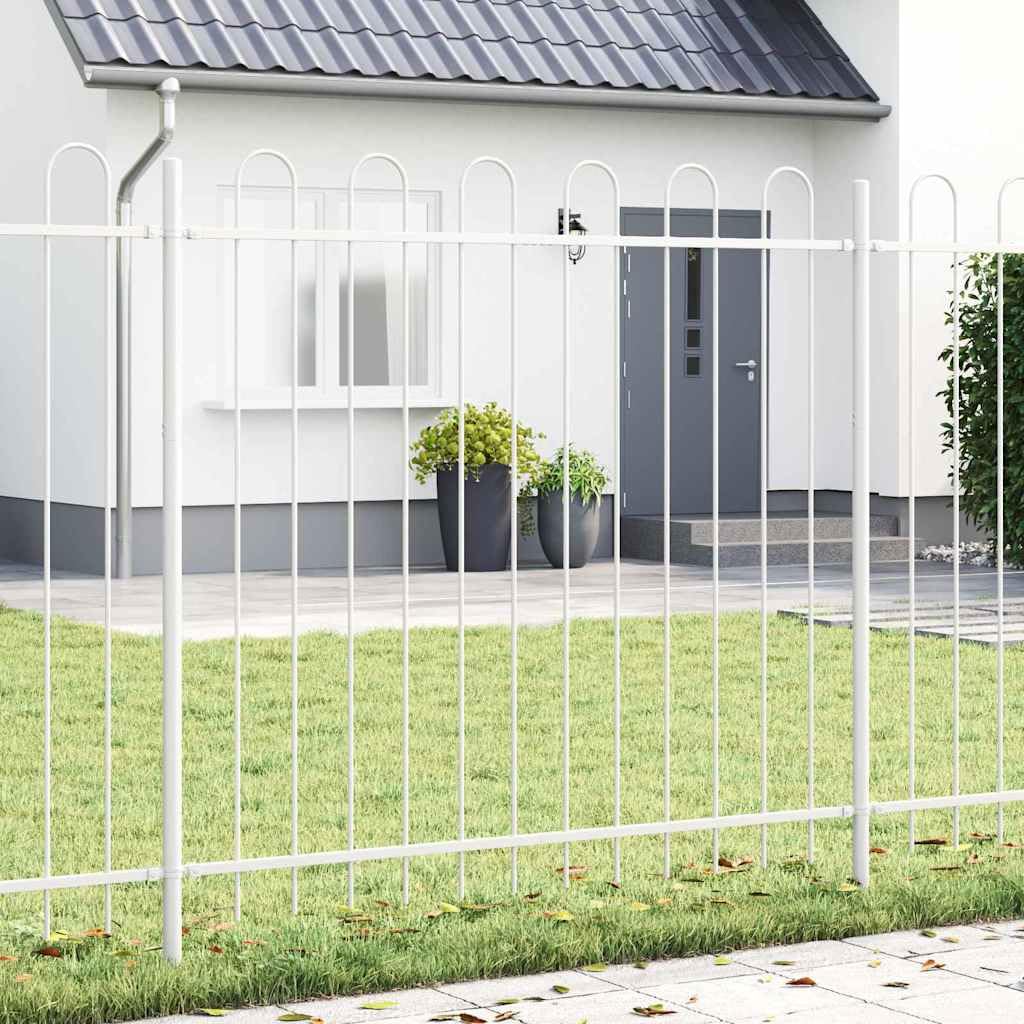 vidaXL Ogrodzenie Ogrodowe BOXTEL Biały