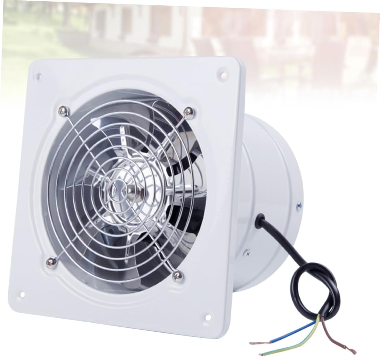 VILLCASE Exhaust Fan Thickened Blades Kitchen Bathroom Toilet Ventilation Fan Wall Mount Pure Copper Motor Low Noise