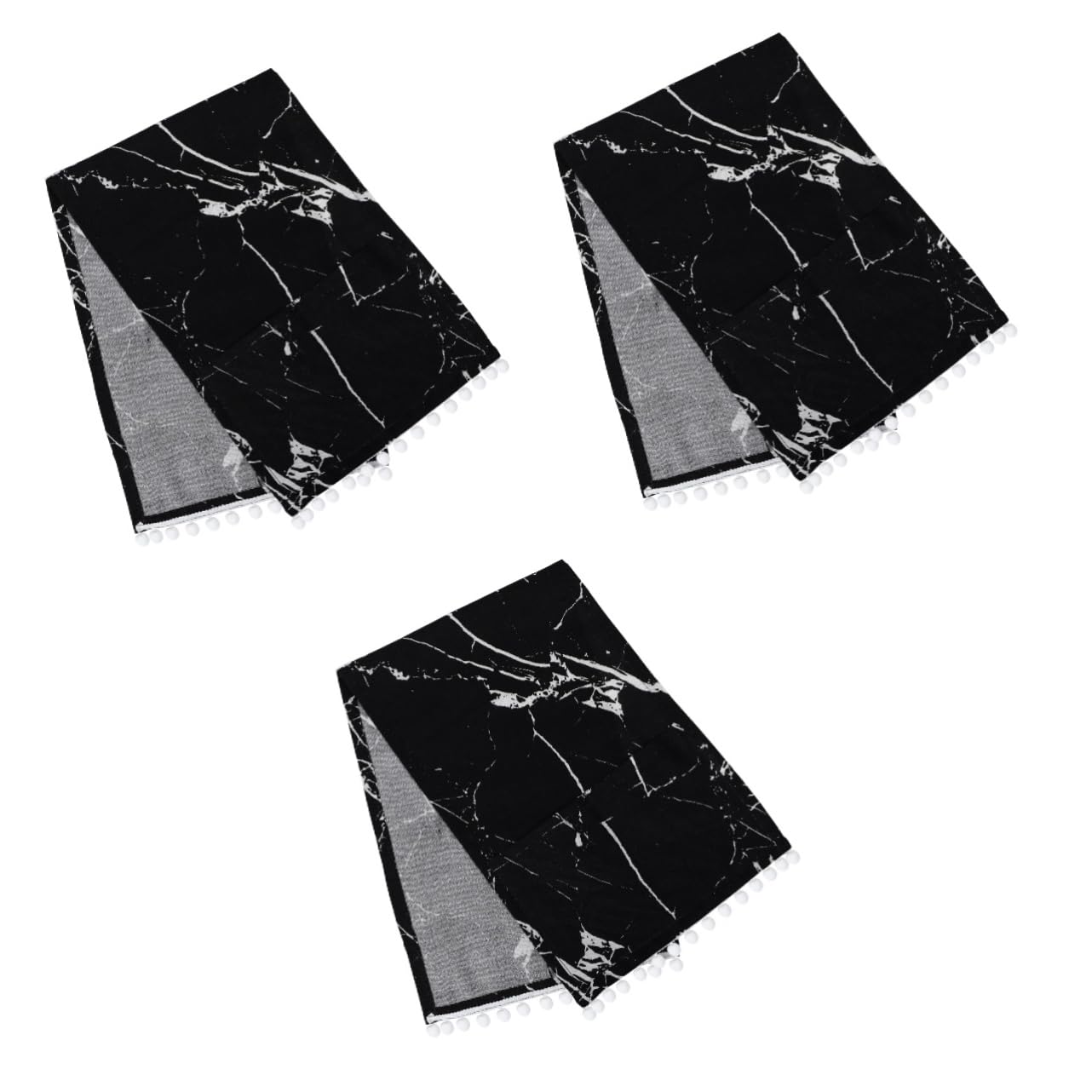 SOIMISS 3 Piezas Cubierta De Horno De Microondas Funda De Tela Para Microondas Cubierta De Polvo De Microondas Cubierta Protectora De Microondas -cubiertas a Prueba Black Sabana De Algodon