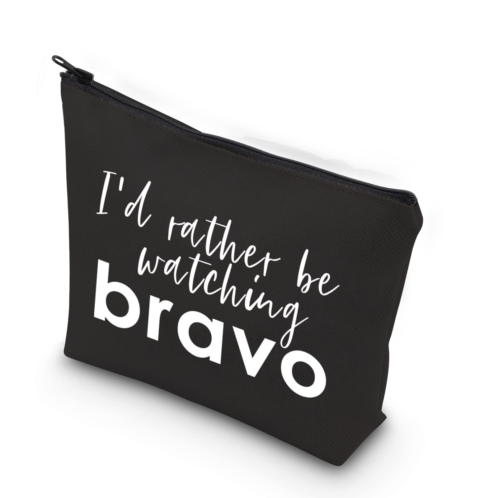 WCGXKOTV Show Inspired Zipper Makeup Bag Travel Bag for Mom Sister Best Friend Wife Aunt (bra black)