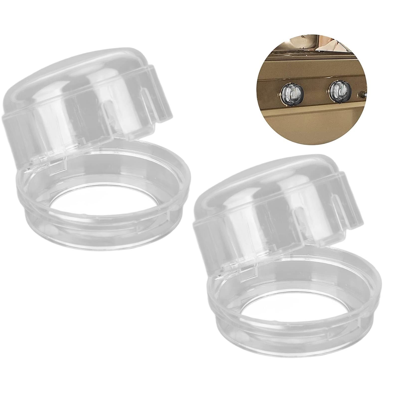 2 stks Gasfornuis Knop Covers voor Kind Veiligheid PP Materiaal, Universele Maat Clear Oven en Gasfornuis Knop Cover Protector voor Thuis Keuken ( transparant 2 stks Gasfornuis Knop Covers voor Kind Veiligheid PP Materiaal, Universele Maat Clear Oven en Gasfornuis Knop Cover Protector voor Thuis Keuken ( transparant