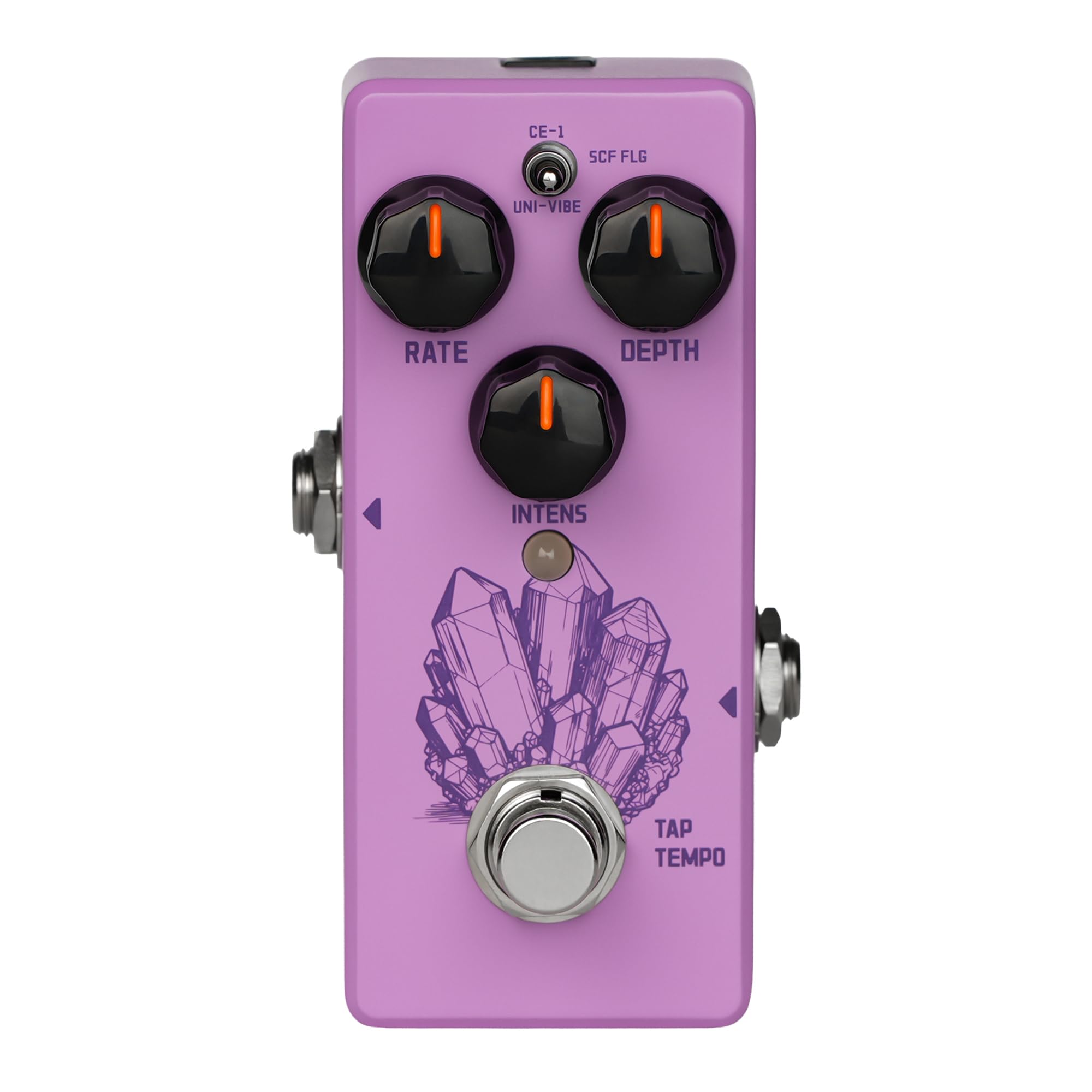 SORAN JMD-01 Chromavibe Mini Digital Modulation Pedal, 3-in-1 Multi Effects with CE-1 Chorus/SCF Flanger/UNI-VIBE, Tap Tempo Rate Control, Buffer Bypass, Compact Size for Electric Guitar