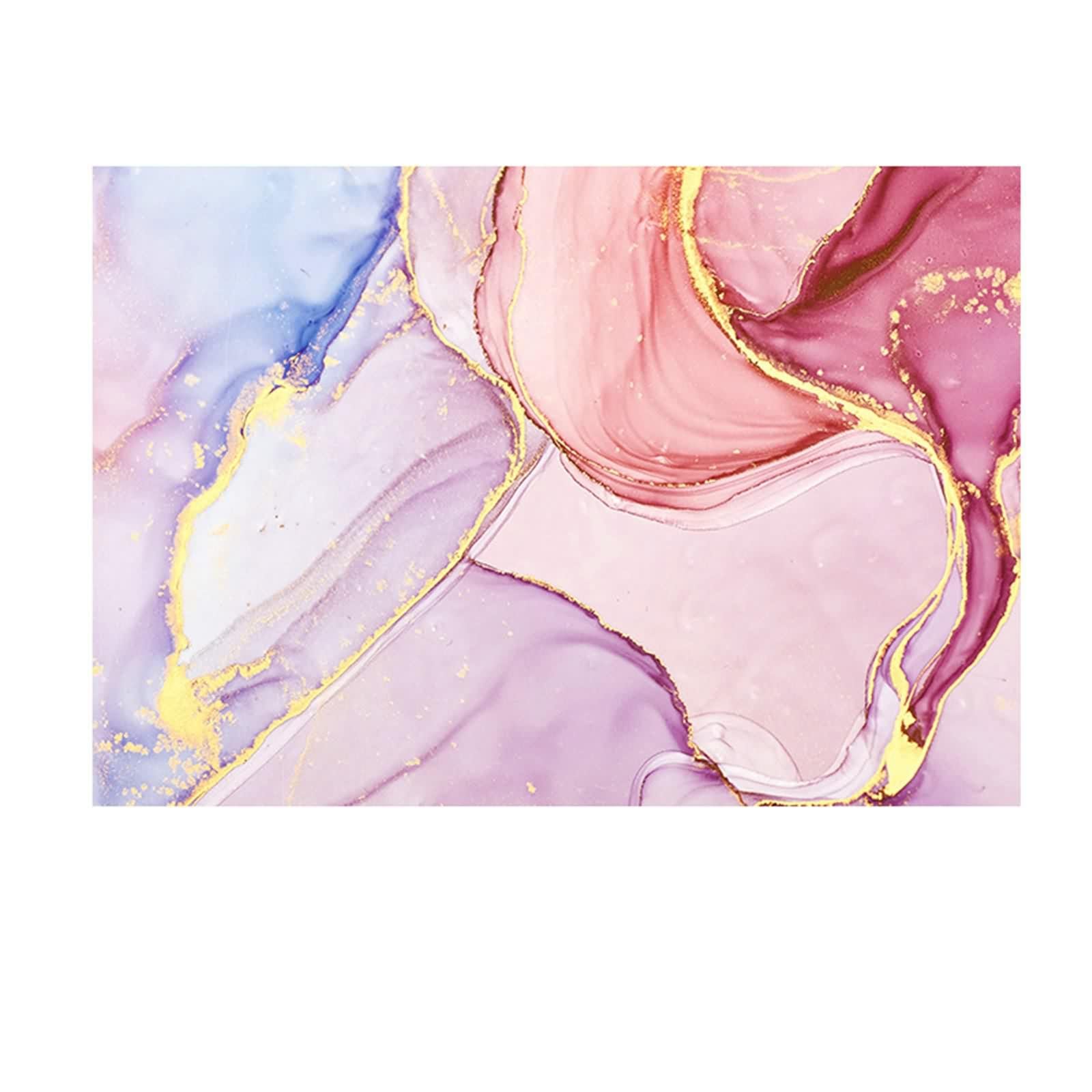 Tovaglietta Pranzo Inter, Tovaglietta Elegante Viola Rosa Set di 4 Texture In Pietra Bifacciale PU Sottopiatti 43x30cm