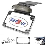 Fender Eliminator Kits Fit for 2025 KLR 650 2024 2023 2022 KLR650 Tail Tidy KLR 650 License Plate Bracket Holder with Tail Light