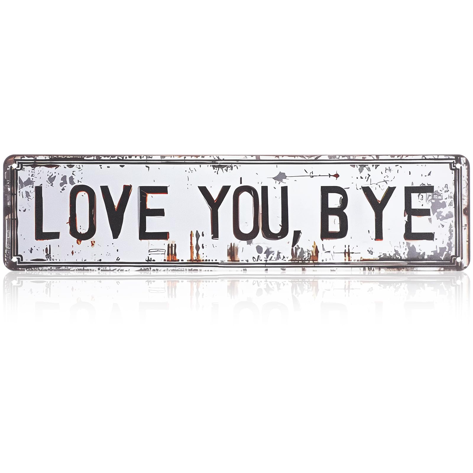 Amazon.com: Otoolling Love You Bye Sign Vintage Love You Bye Sign