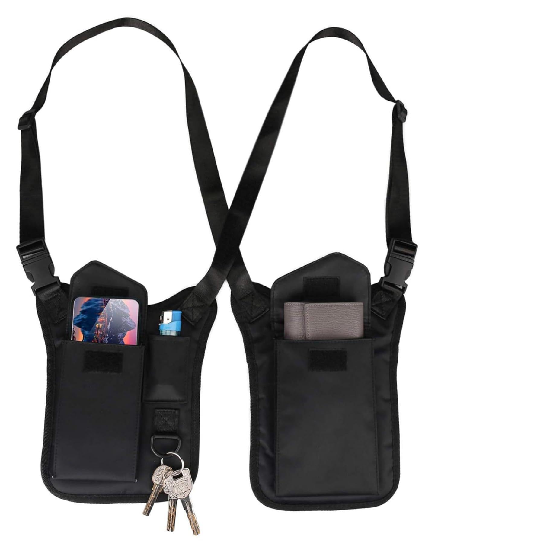 Bolso de seguridad para las axilas que protege pertenencias de valor 6