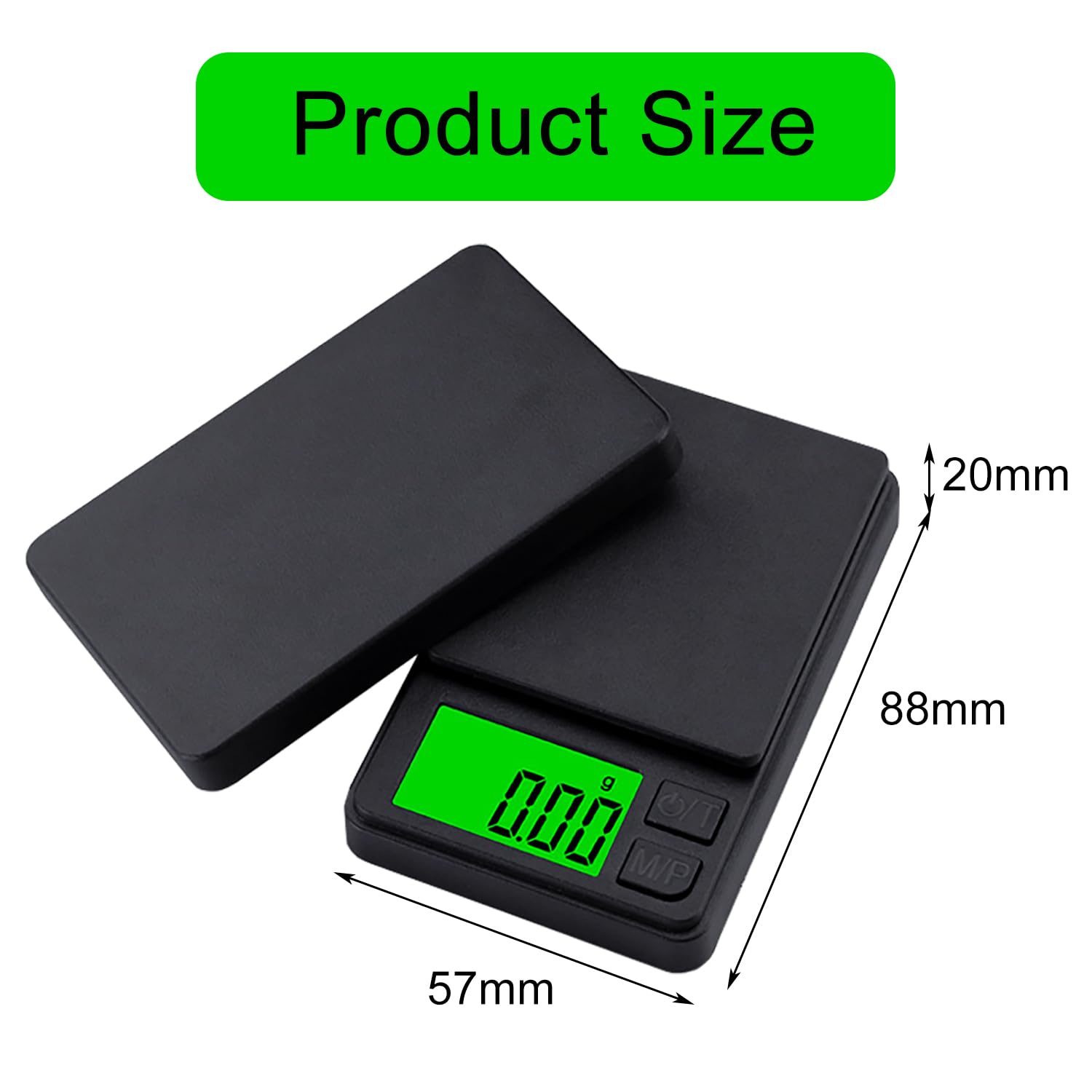 Balance de cuisine numérique portable GeekerChip 0,01 g/1000 g écran LCD