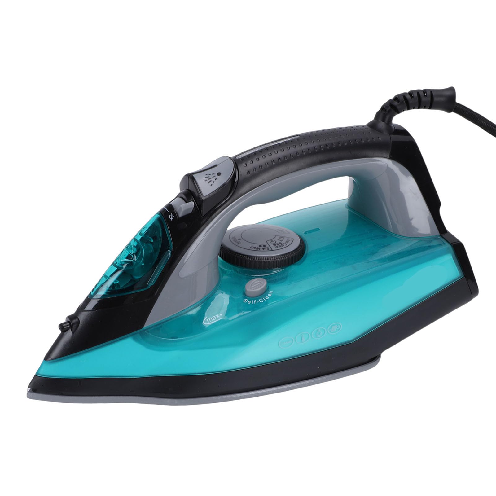 Generic Plancha de de 2200W para Ropa con Anticalcio, Planchado en Seco y Húmedo, Material ABS para Viajes en Casa (Enchufe de la UE)