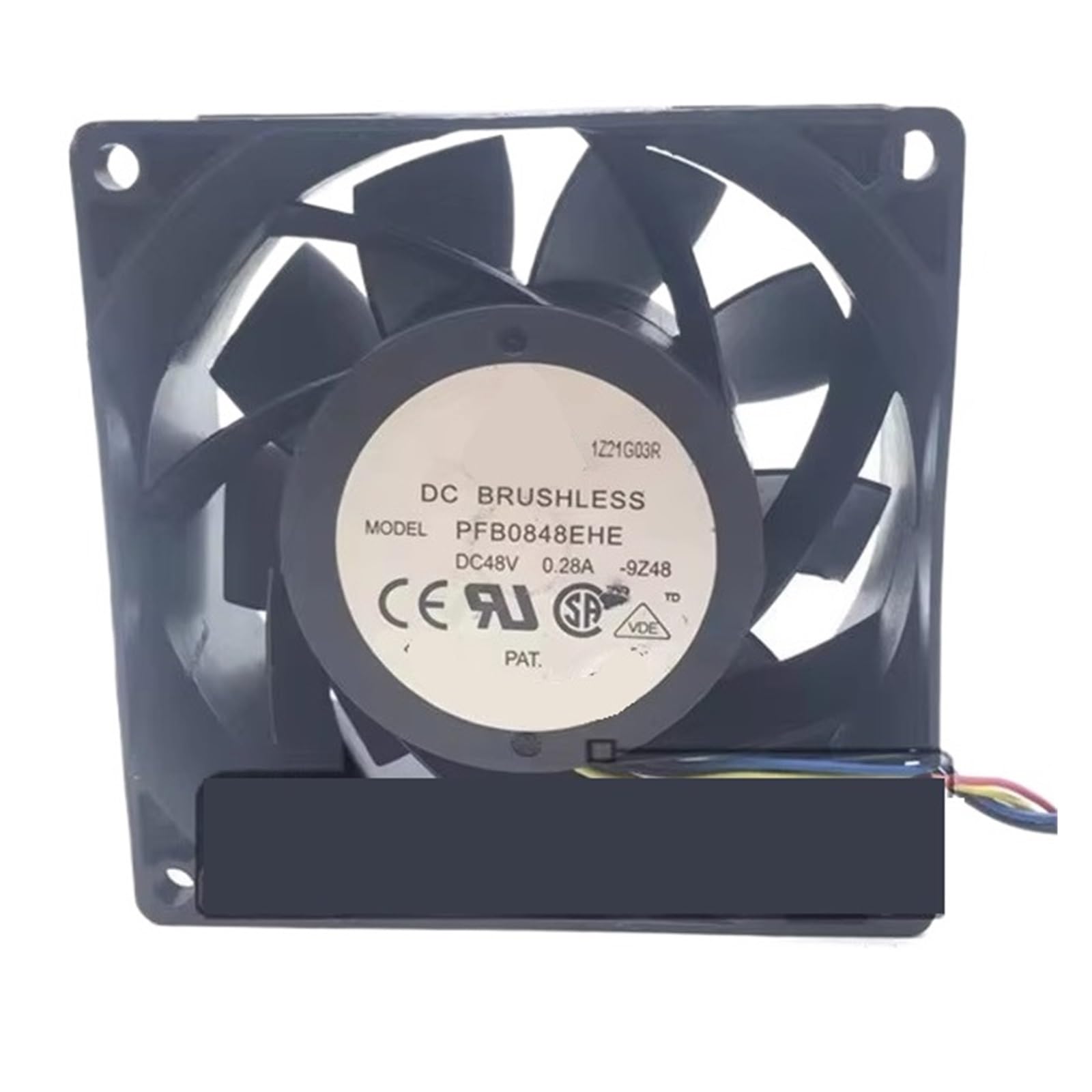 TPKMVGAP 80 * 80 * 38MM 8CM PFB0848EHE 48V 0.28A Cooling Fan(3wire B2)