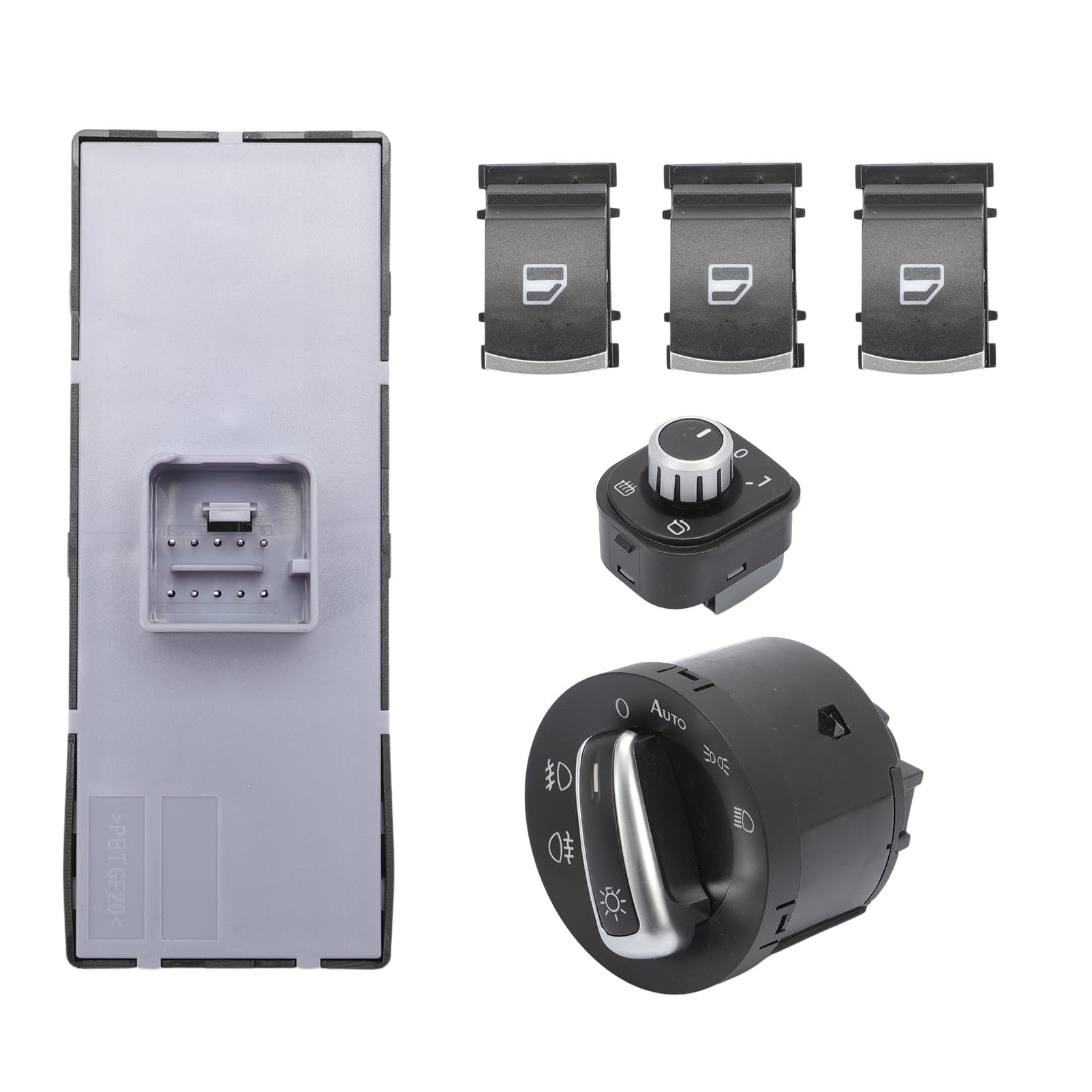 6 interruttori alzacristalli pulsantiera per Golf 5 6 Interruttore Finestrini per GTI MK5 MK6 Ti-guan Pass-at Je-tta 5ND959857 5ND941431B 5ND959565B 5ND959855