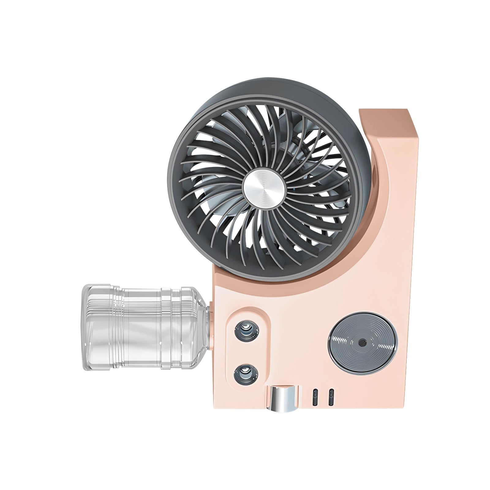 Elnwnnkc Space Saving Cooling Device with Stable or Pulsed Settings for Indoor Outdoor Application Travel Size Misting Fan