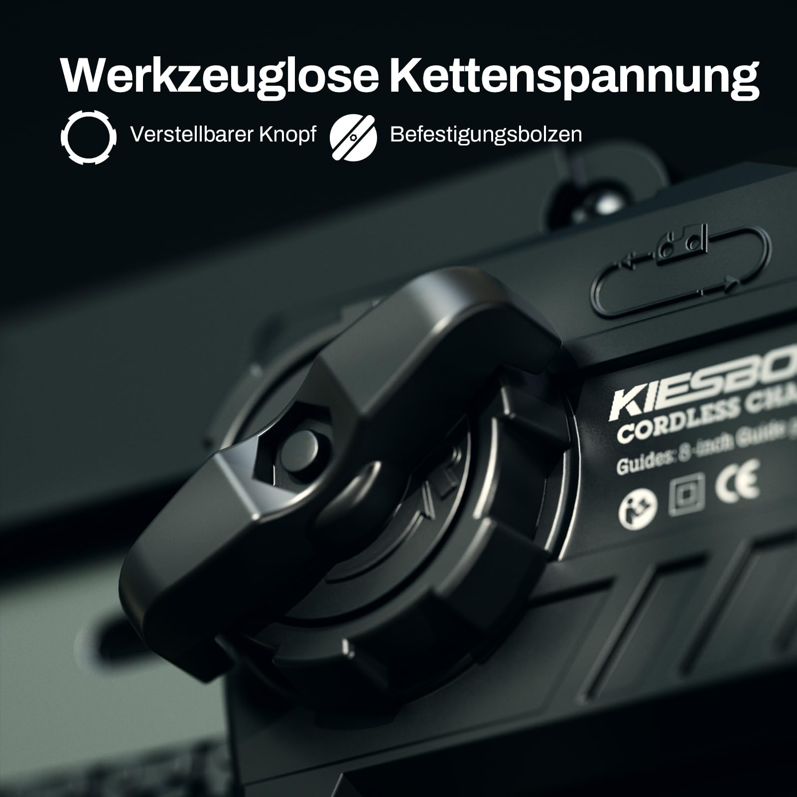 20cm Mini Akku Kettensäge Kompatibel mit Makita 18V(nicht G-Serie) | Werkzeuglose Kettenspannung, Integrierte Kettenschmierung, Bürstenloser Motor, ohne Akku und Kettenöl