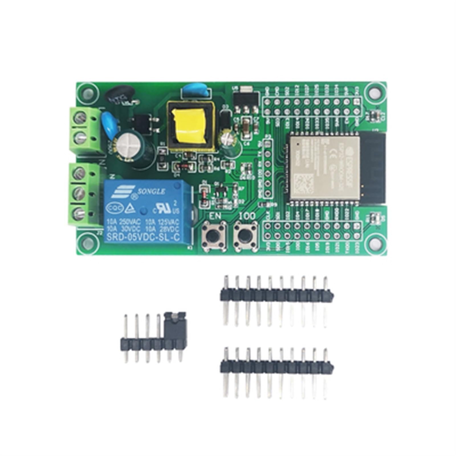 Carte ESP32 WiFi Bluetooth BLE avec relais 1 canal pour projet IoT DIY