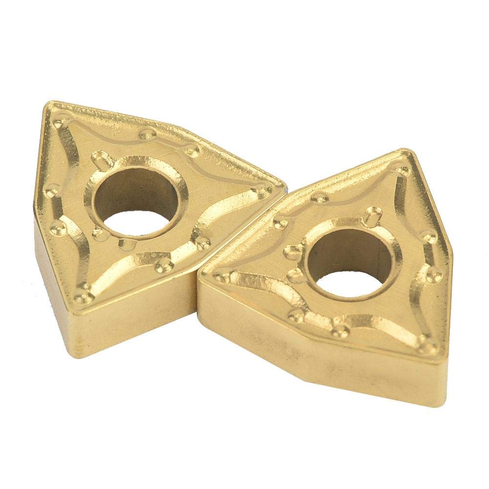 Lama in metallo duro CNC, utensile tornio 10PCS WNMG 432/WNMG0804 inserti in metallo duro in acciaio inossidabile per la precisione dimensionale della superficie lavorata