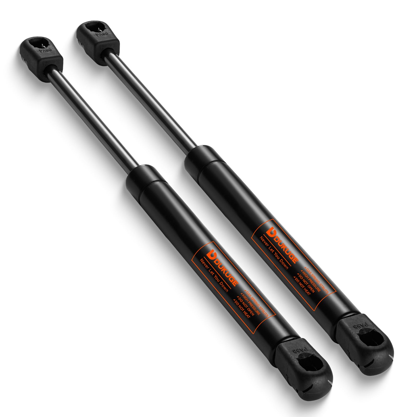 Photo 1 of Dukuge SX140P15 Gas Strut 14 inch 15lb, 67N Gas Shock Spring Lift Support for A.R.E Truck Cap Weatherguard Tool Box Camper Shell Topper Window, MDI 07BA Replacement Strut Part, Set of 2