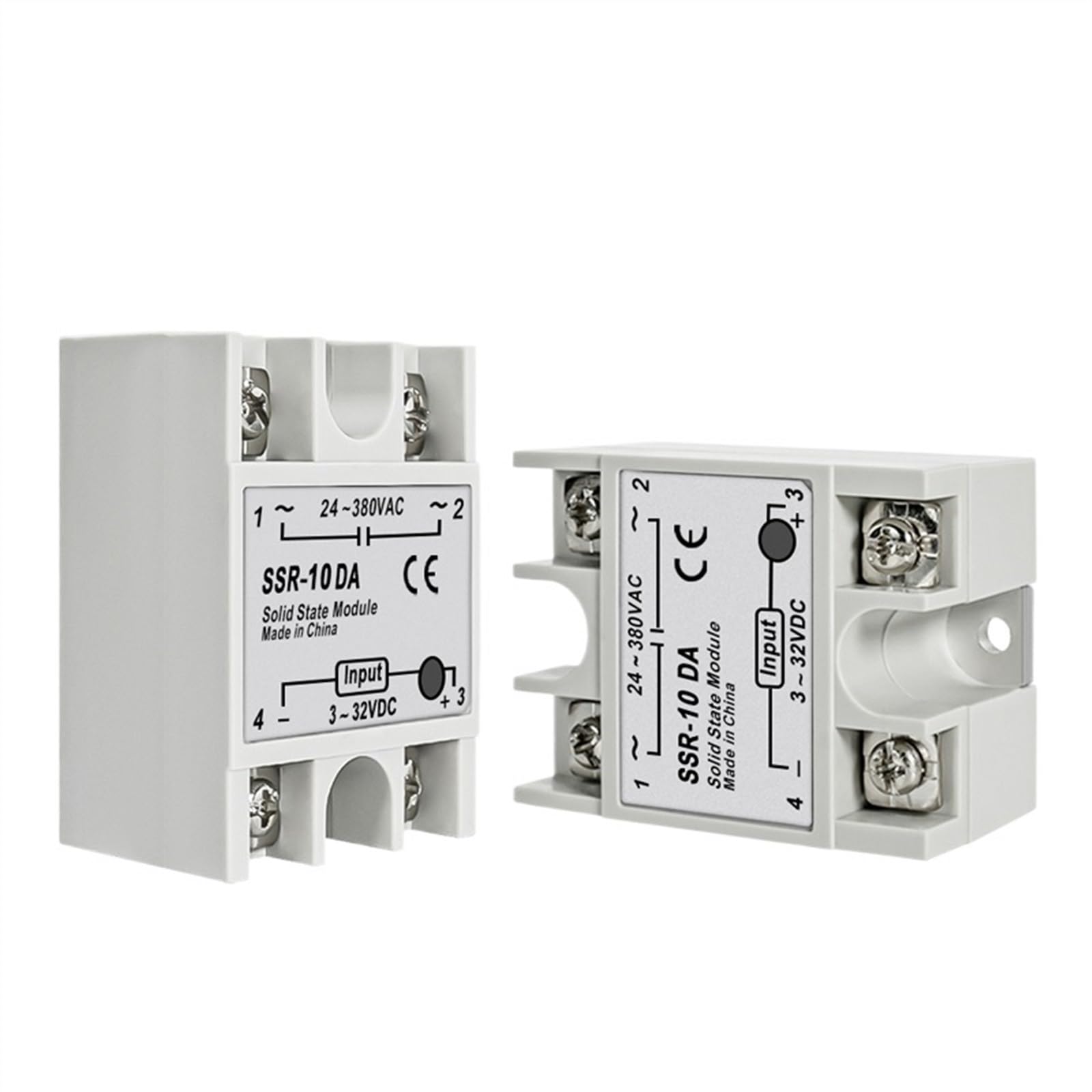 Módulo de relé de estado sólido SSR-25DA 25A 250V 3-32V DC