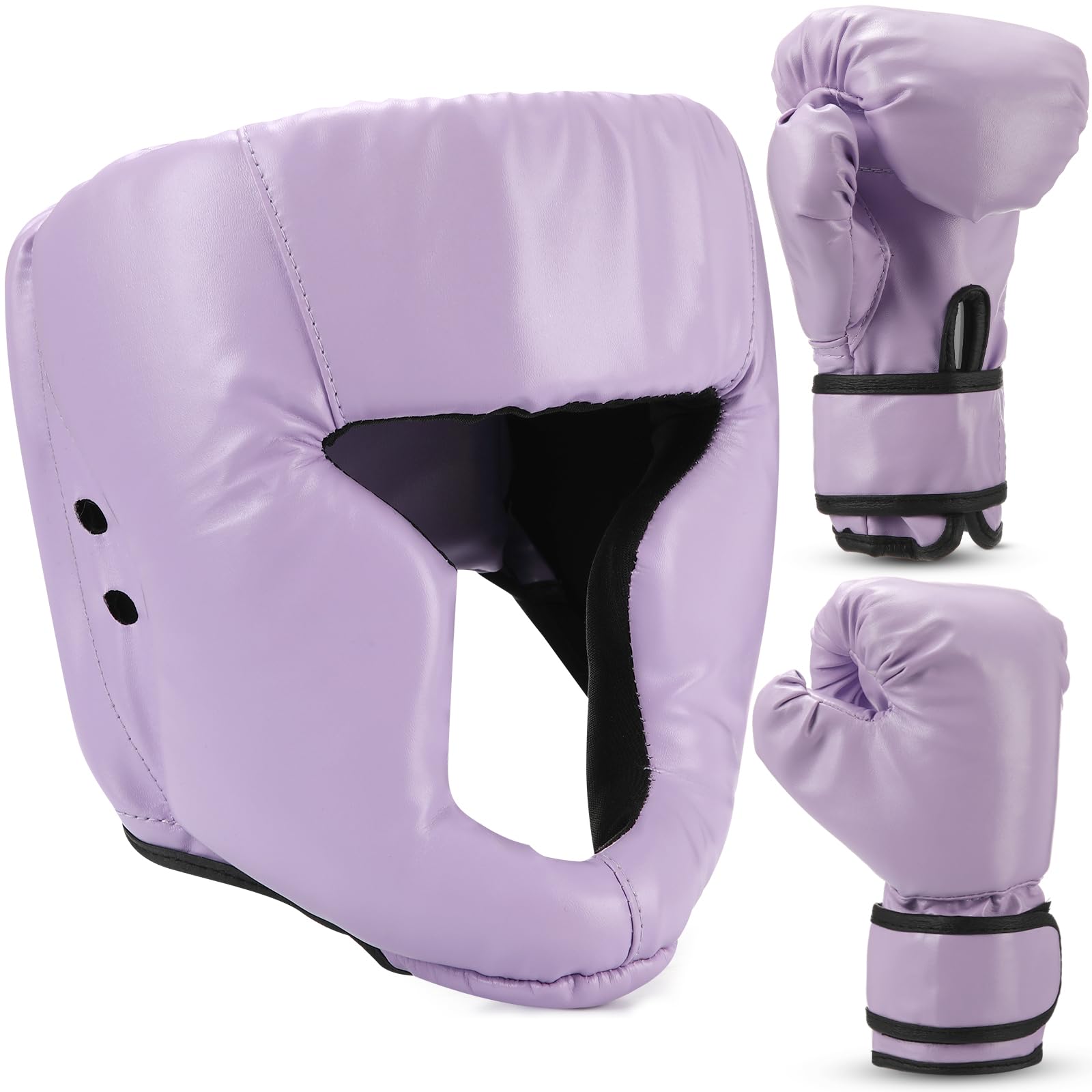 Arrowbash Kids Boxing Gloves and Headgear Set 6oz