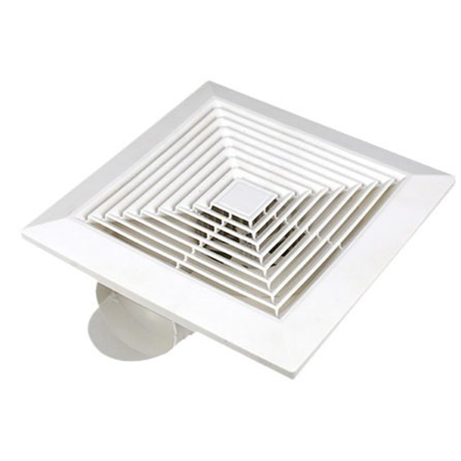 Extractor de baño Extractor de techo silencioso, cocina, baño, inodoro, ventilación universal yeso(Pequeño)