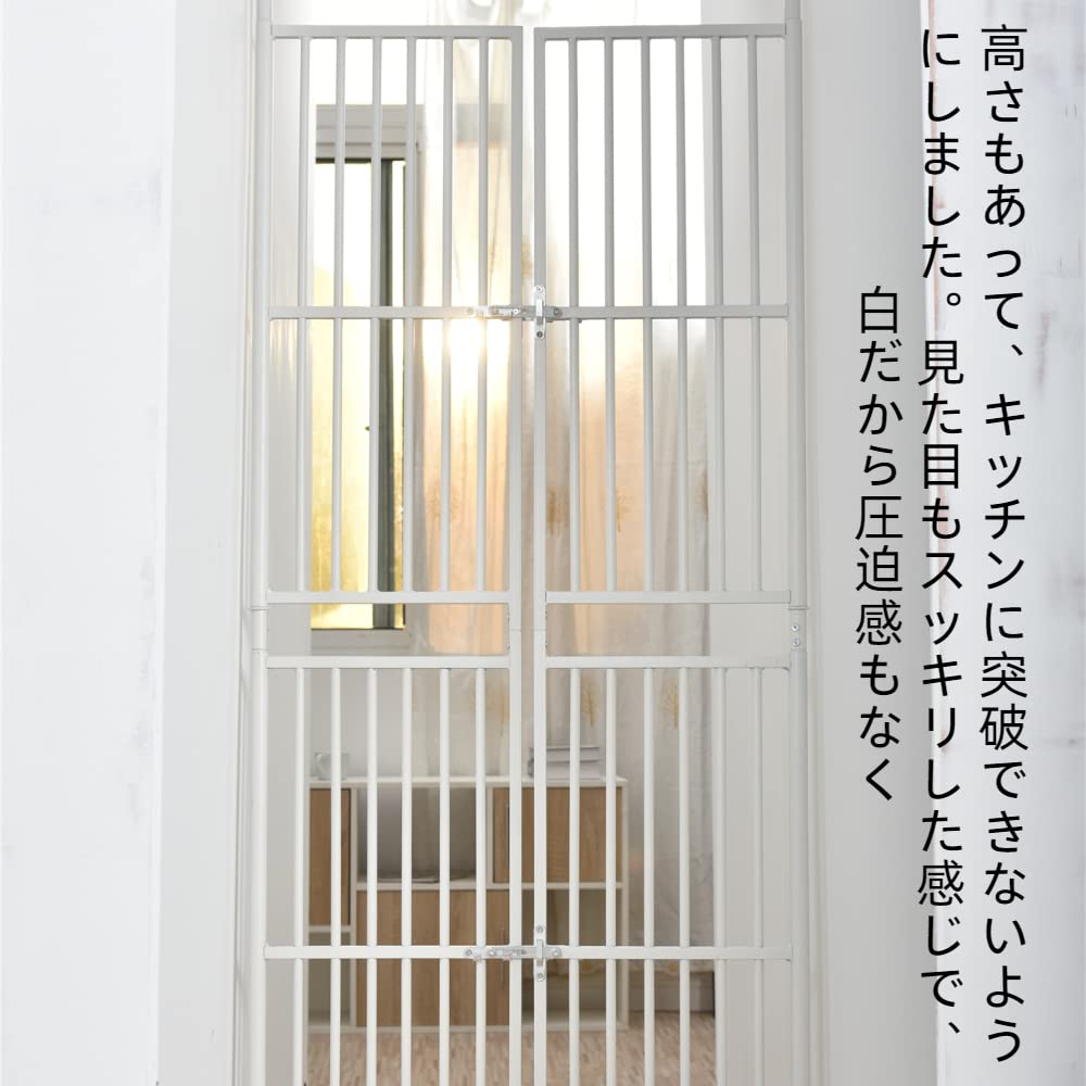 Amazon.co.jp: QJR ペットゲート 高さ167-170cm 愛猫の脱走防止に 取付