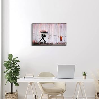 Amazon.co.jp: MGSBCXN バンクシー グラフィティ キャンバス