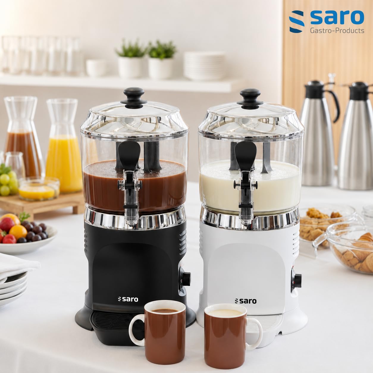 Saro 175-1145 Chocolatière Nina Noir, 1100 W, 5 liters
