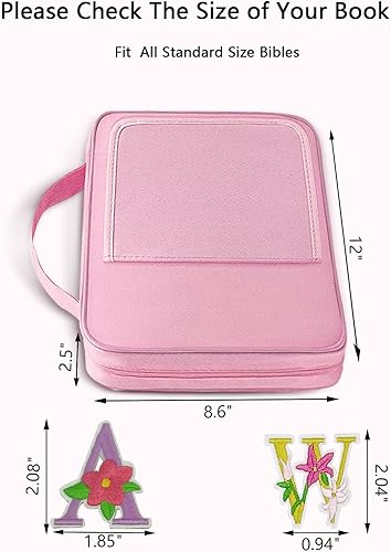 Miniatura 6 de Fundas para la Biblia para mujeres, niñas, adolescentes, niños, bonita funda personalizada para la Biblia, bolsa de transporte para la Biblia con