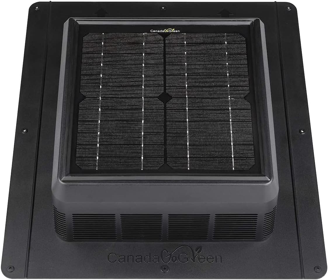 Buy 4 Seasons PRO Solar Powered Polycarbonate Vent, Quietly Cools Up to