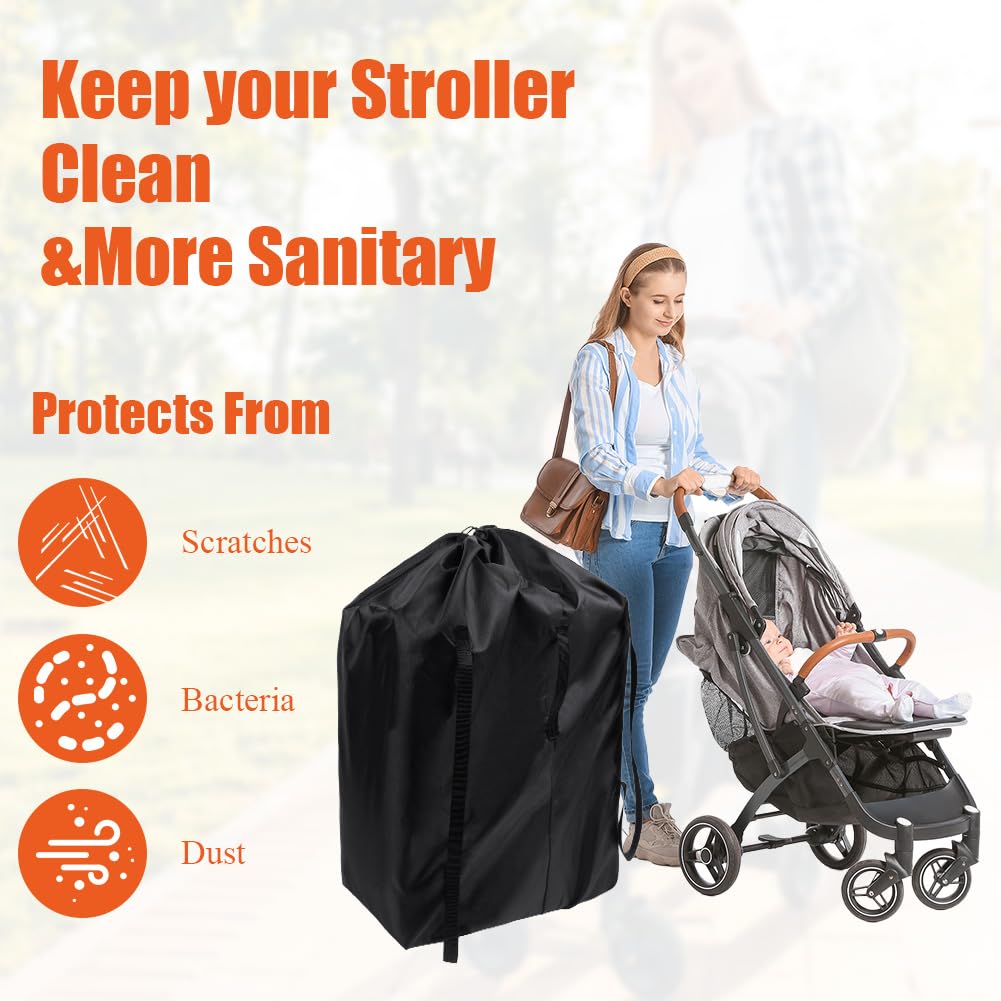 HOTUT 2 Bolsas de Viaje para Coche, 73 x 85cm Bolsa Protectora para Sillas de Coche, Bolsa de Transporte para Bebé y Avión
